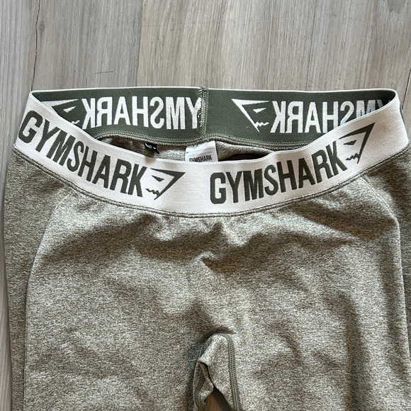 Gymshark olive green compression Leggings - Picture 2 of 5